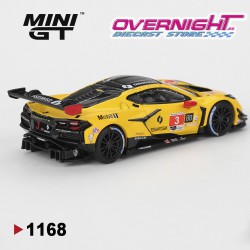 Mini GT Chevrolet Corvette Z06 GT3.R n3 Pratt Miller Motorsports 2025 IMSA Daytona 24 Hrs Escala 1/64 MGT01168