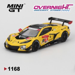 Mini GT Chevrolet Corvette Z06 GT3.R n3 Pratt Miller Motorsports 2025 IMSA Daytona 24 Hrs Escala 1/64 MGT01168