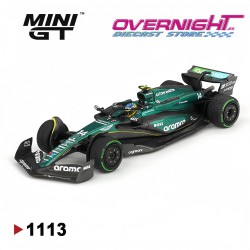 Mini GT Aston Martin AMR24 F1 n14 6th Canada GP 2024 Fernando Alonso Escala 1/64 MGT01113
