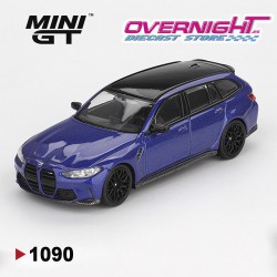 Mini GT BMW M3 Competition Touring Portimao Blue Metallic Escala 1/64 MGT01090-L