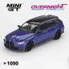 Mini GT BMW M3 Competition Touring Portimao Blue Metallic Escala 1/64 MGT01090-L