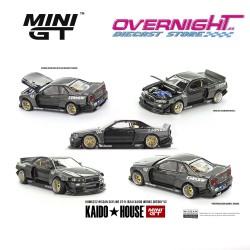 Mini GT Kaido House Nissan Skyline GT-R R34 Kaido Works GReddy V2 Escala 1/64 KHMG222