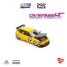 Pop Race Enigma Exclusive Pandem Civic EG6 v1.5 MOONEYES amarillo Escala 1/64 PRE010