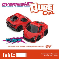 - PREORDER - Mini GT Qube Carz Lamborghini Revuelto Arancio Dec Lucido 2024 n19 Blister QZ01302-BL