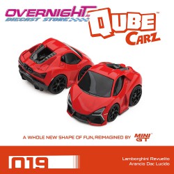 - PREORDER - Mini GT Qube Carz Lamborghini Revuelto Arancio Dec Lucido 2024 n19 Blister QZ01302-BL