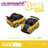 - PREORDER - Mini GT Qube Carz Mazda Rx-7 (Fd) Veilside Fortune7 Yellow 1995 n17 Blister QZ01003-BL