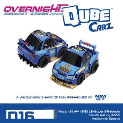 - PREORDER - Mini GT Qube Carz Nissan Silvia (S15) Lb-Super Silhouette Fausto Racing n555 Halloween n15 Blister QZ00504-BL