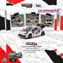 - PREORDER - Tarmac Works Toyota Yaris Gr Rally1 Hybrid n5 Sami Pajari Rally Finland 2024 - Escala 1/64 T64-085-24FR05