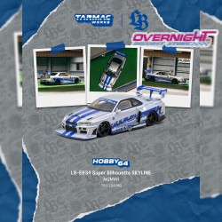 - PREORDER - Tarmac Works Nissan Skyline GTR (ER34) Lb Super Silhouette Mgminis Sema Show 2025 - Escala 1/64 T64-104-MG