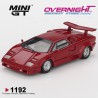 Mini GT Lamborghini Countach 25th Anniversary Red 1988 Escala 1/64 MGT01192-L