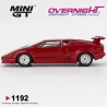 Mini GT Lamborghini Countach 25th Anniversary Red 1988 Escala 1/64 MGT01192-L
