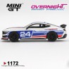 Mini GT Ford Mustang Dark Horse N24 Ford Performance Racing School 2025 Escala 1/64 MGT01172-L