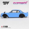 Mini GT Nissan Hakosuka Baby Blue Nissan Lb★Works Hakosuka 2015 Escala 1/64 MGT01169-R