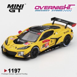 Mini GT Chevrolet Corvette Z06 GT3.R n4 By Pratt Miller Motorsports Daytona 24 Hrs 2025 Escala 1/64 MGT01197-L