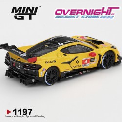 Mini GT Chevrolet Corvette Z06 GT3.R n4 By Pratt Miller Motorsports Daytona 24 Hrs 2025 Escala 1/64 MGT01197-L