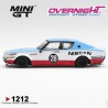 Mini GT NISSAN GT-R (KPGC110) SKYLINE KENMERI LIBERTY WALK NISSAN RACING 75 CONCEPT 2024 MGT01212-R