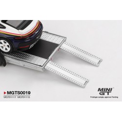 Mini GT Set Porsche 911 Dakar N718 + Volkswagen Id. Buzz Porsche Centrum Roughroads 2025 Escala 1/64 MGTS0019