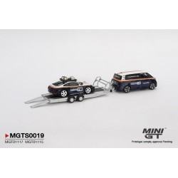 Mini GT Set Porsche 911 Dakar N718 + Volkswagen Id. Buzz Porsche Centrum Roughroads 2025 Escala 1/64 MGTS0019
