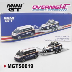 Mini GT Set Porsche 911 Dakar N718 + Volkswagen Id. Buzz Porsche Centrum Roughroads 2025 Escala 1/64 MGTS0019