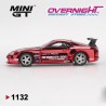 Mini GT Toyota Supra (A80) Top Secret Gt-300 Red Chrome 2014 EN BLISTER - Escala 1/64 MGT01132-BL