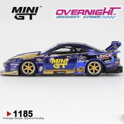 Mini GT Nissan Silvia S15 Lb-Super Silhouette N555 Team Liberty Walk Formula Drift 2025 BLISTER Escala 1/64 MGT01185BL